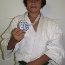 Dylan Pearson first medal on Camkada